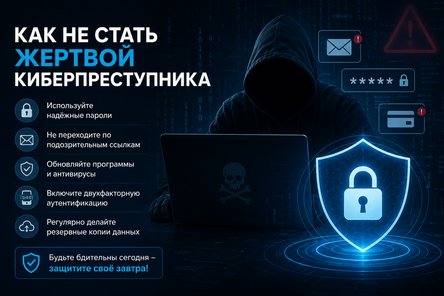 Важно: Как не стать жертвой кибермошенников!